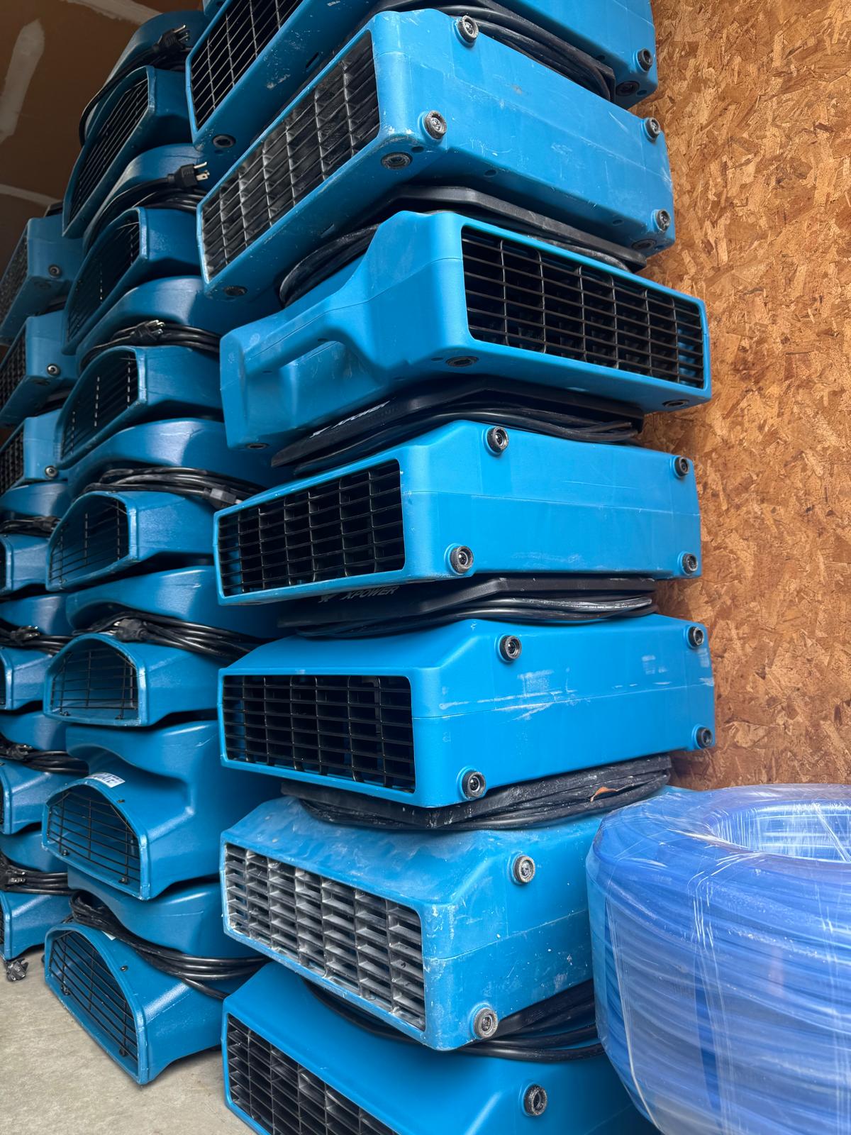 VR PLUS Restoration crew performing emergency water damage cleanup in Vancouver