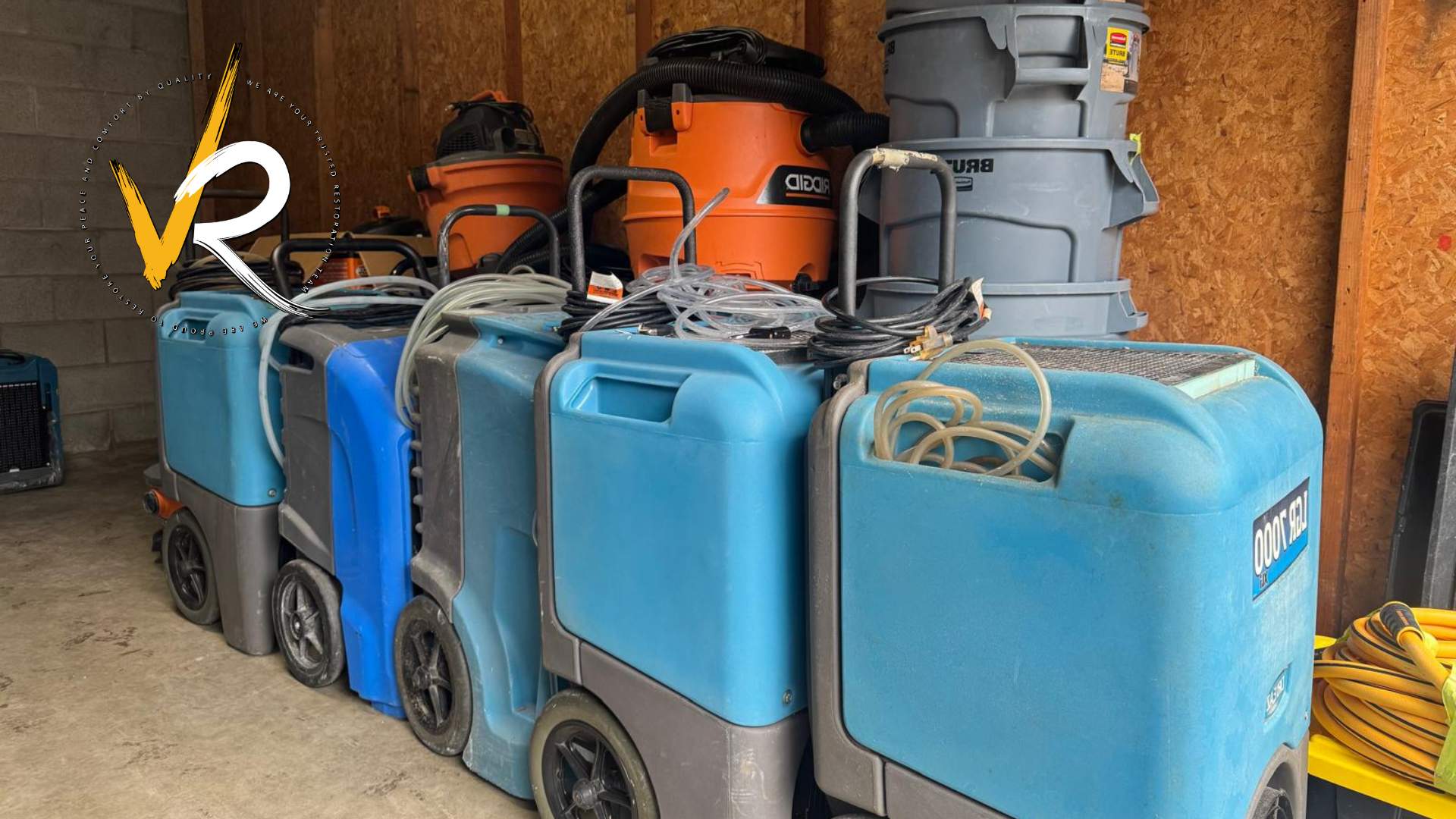 Water Damage Restoration Vancouver in basement after flood emegency situation