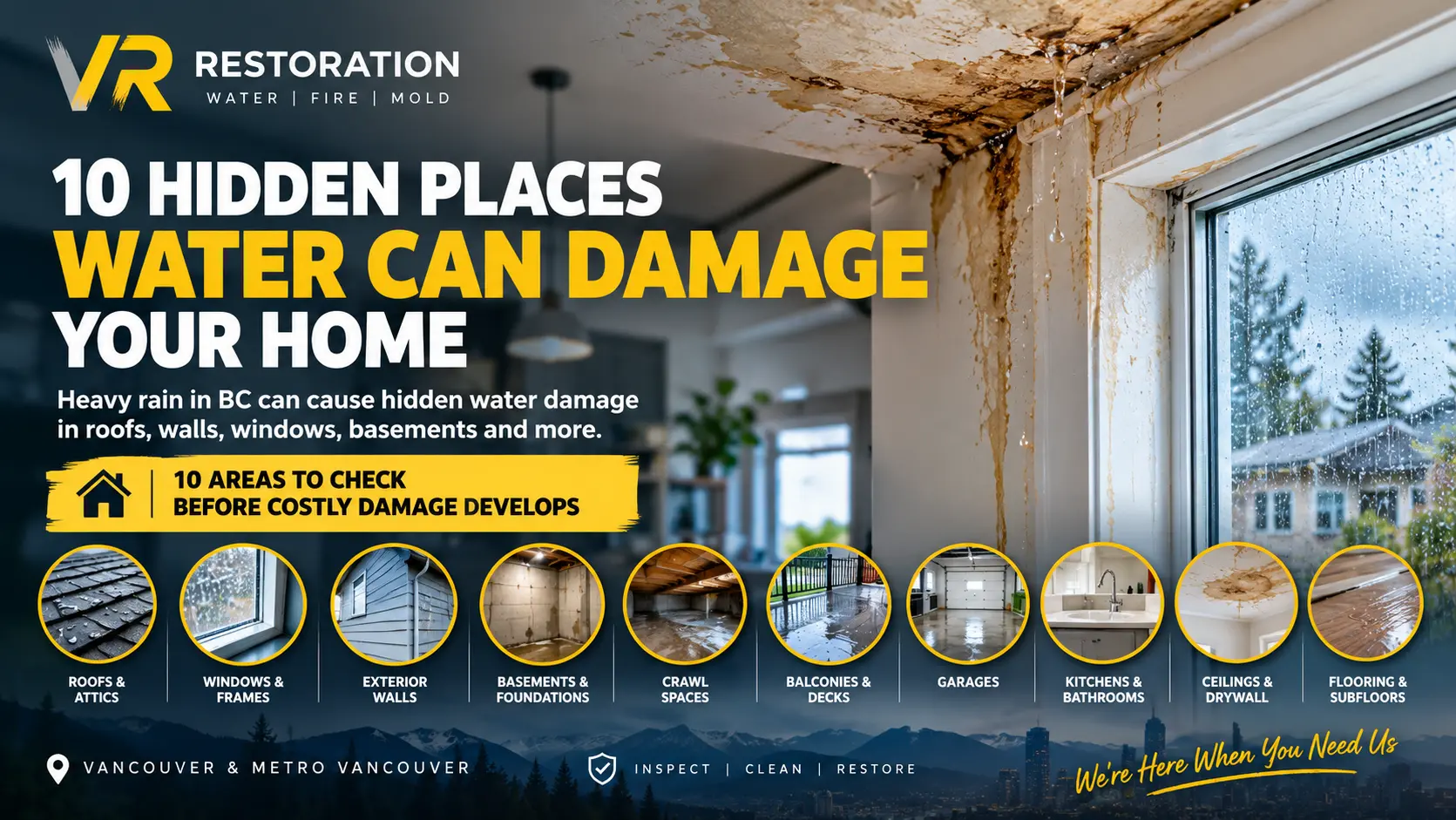 10 Hidden Places Water Can Damage Your Home