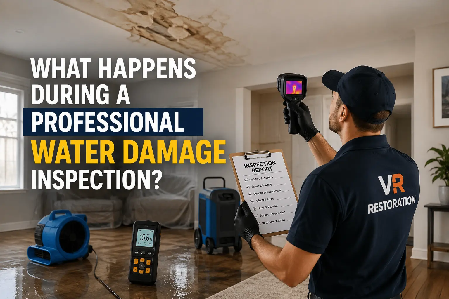 What Happens During A Professional Water Damage Inspection?